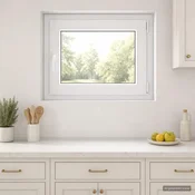 vidaXL Okno za klet RISOR 75 x 50 cm PVC in steklo