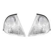 OEM Kristalni migavci BMW E46 limuzina / karavan (98-01), Hrom