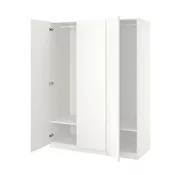 PAX / FORSAND Garderober, bela/bela, 150x60x201 cm