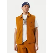 DC Shoes Brezrokavnik Keyless EDYJK03264 Rjava Regular Fit