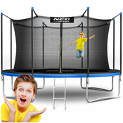 shumee Vrtni trampolin 14ft/435cm z notranjo mrežo in lestvijo Neo-Sport