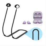 INF Kompatibilno z Samsung Galaxy Buds 2 Silikonska Vrvica za Ušesne Slušalke Black, (5000158980)