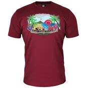 011Shop Muška majica kratkih rukava Picke,plaža,tetovaža, Bordo