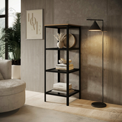 Regal Reli - crni/artisan hrast