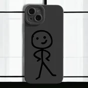 Silikonski ovitek Stickman iPhone 13 Pro Max