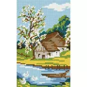 Pingo Ars Dijamantski mozaik Prolece na selu, 20x30 cm