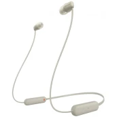 SONY WI-C100 taupe Bluetooth Headphones