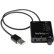 STARTECH ICUSBAUDIO2D USB Stereo Audio Adapter External Sound Card