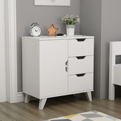 HANAH HOME Komoda Valencia 3+1 White