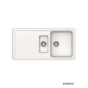 Schock Granitna ugradna sudopera Formhaus D150L, 100x50cm, Bela