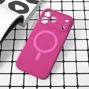 Torbica Magsafe Pure color za iPhone 17 Pro Max 6.9 tamno pink
