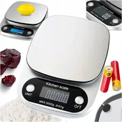 MON Precizna kuhinjska tehtnica 3000 g in 0,1 g LCD zaslon za nakit Baterije