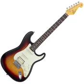 SX SST62+ /HSS 3-Tone Sunburst Električna kitara (Kot novo)