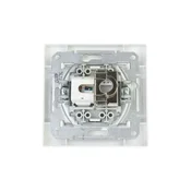 Schneider Asfora kat. 5e RJ45 + RJ12 bela vtičnica za podatkovno komunikacijo z okvirjem EPH4900121