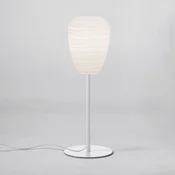 Namizna svetilka Foscarini Rituals 1 alta, bela - Dnevna soba/jedilnica - Dizajn - bela satenirana, bela - Steklo