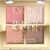 Eveline Eveline Celebrity Skin 4v1 paleta za konture obraza 16 g