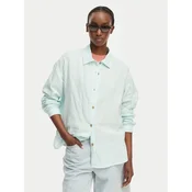 Roxy Srajca Morning Shine Stripe ERJWT03747 Svetlo modra Loose Fit