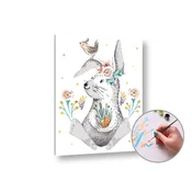 Slikanje po številkah BIG Bunny | srednja težavnost - 40x50 cm - napeto platno na okvirju