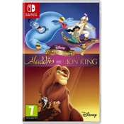 NS Aladdin and The Lion King Disney Classic Games