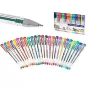 WOWO Bleščeča gel pisala - set 25 kosov