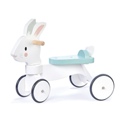 Drvena guralica u obliku zeca u trku Running Rabbit Ride on Tender Leaf Toys s funkcionalnim prednjim upravljacem od 18 mjeseci