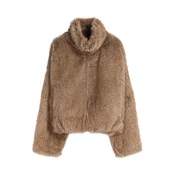 Bershka Prehodna jakna temno bež