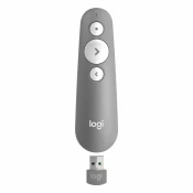 Presenter LOGITECH R500s, laser, brezžični, svetlosivi