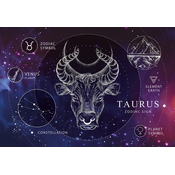 Interdruk - Puzzle Zodijak - Bik 250 - 250 dijelova