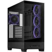 Kucište Asus A31 Plus, Mid tower, kaljeno staklo, ARGB, ATX, Black A31 PLUS TG ARGB BLACK