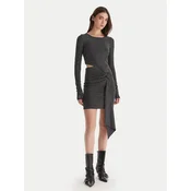 Patrizia Pepe Cocktail obleka 2A2972/J340-K478 Črna Regular Fit