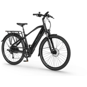 ECOBIKE električno trekking kolo X-Cross, 14,5Ah, 522Wh, 19, črna