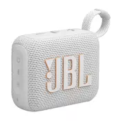 JBL GO 4 bijeli Prijenosni Bluetooth zvucnik