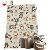 shumee PUL GREEN BEARS torba za plenice NappiMe torbe za plenice