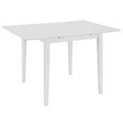 Vidaxl Raztegljiva jedilna miza MDF (80-120)x80x74 cm