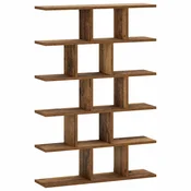 vidaXL Stenska polica Hrastovina 70 x 17 x 101 cm Predelan les