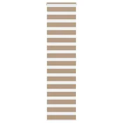 Zebra zavjesa Pješcano smeda 55x200 cm Širina tkanine 50,9 cm Poliester