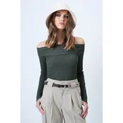 Trend Alacati Stili Ženska bluza Alc-X14579, Zelena