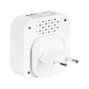 Rebel Zvonec brezžični 220V, 36 melodij, 2xUSB (2A), 150m, IP55, 25-85dB, bele barve