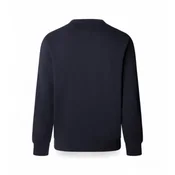 Bombažen pulover Hackett London moški, mornarsko modra barva, HM5800015