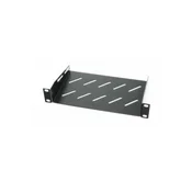 Polica Rack 10 Polica 1U Black
