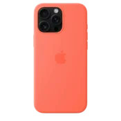 Silikonska maska sa MagSafe za iPhone 16 Pro Max – narandžasta