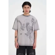 Ed Hardy Majica Eagles In Attack siva