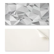 shumee Samolepilne vinilne ploščice s potiskom abstraktnega geometrijskega vzorca 10x40x20 cm