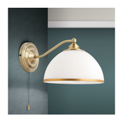 Orion WA 2-1371/1 - Zidna lampa OLD LAMP 1xE27/40W/230V bela/mesing