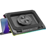 Mars Mars Gaming MNBC-Ultra hladilna podloga in stojalo, 140mm ventilator, RGB