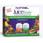 Natrol JuiceFestiv Daily Fruit & Veggie kapsule, sadje in zelenjava, 2 x 60 kapsul