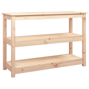 MAISON CHIC konzolna miza - miza ob steni 110x40x74 cm trdna borovina, (21786257)