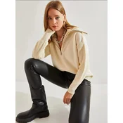 Bianco Lucci Pulover Pullover off-bela
