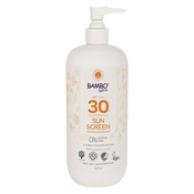 Bambo Nature mleko z zaščitnim faktorjem losjon s pumpico ZF30, 500 ml
