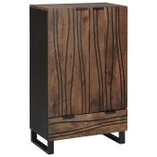 vidaXL visok predal 60x33.5x100 cm Trden les Mango